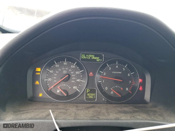 2008 Volvo C70 with VIN YV1MC67248J055294, listed as a Copart auction lot 73321494 with 180,989 mi miles and Salvage Title. Bid and sale history available at carsss.com. Image 9.
