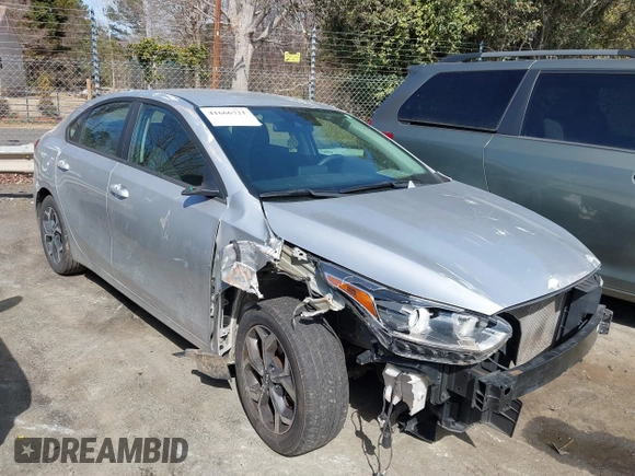 2019 Kia Forte LXS with VIN 3KPF24AD7KE034749, listed as a IAAI auction lot 41666721 with 107,135 mi miles. Bid and sale history available at carsss.com. Image 1.