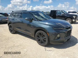 2019 Chevrolet Blazer RS z VIN 3GNKBJRS7KS650895, wystawiony jako Copart lot #58245465 z przebiegiem Nie podano mil oraz Nie do naprawy • Non repairable. Historia ofert i sprzedaży dostępna na DreamBid. Obrazek 4.