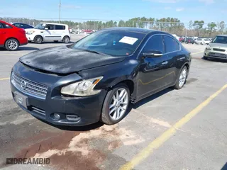 2010 Nissan Maxima 3.5 SV w/Premium Pkg with VIN 1N4AA5AP7AC864706, listed as a IAAI auction lot 41790785 with 199,205 mi miles. Bid and sale history available at carsss.com. Image 2.
