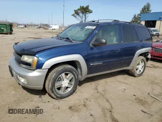 2004 Chevrolet TrailBlazer LS with VIN 1GNDT13S842394120, listed as a Copart auction lot 48737335 with 145,109 mi miles and Clean Title. Bid and sale history available at carsss.com. Image 1.