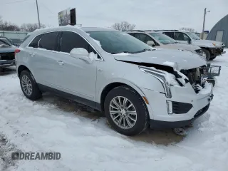 2017 Cadillac XT5 Luxury FWD with VIN 1GYKNBRS6HZ102463, listed as a Copart auction lot 44979655 with 98,738 mi miles and Salvage Title. Bid and sale history available at DreamBid. Image 4.