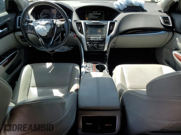 2016 Acura TLX Technology with VIN 19UUB2F55GA009812, listed as a Copart auction lot 53988675 with 60,578 mi miles and Salvage title. Bid and sale history available at DreamBid. Image 8.