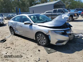 2020 Honda Insight Touring with VIN 19XZE4F93LE007106, listed as a Copart auction lot 47823085 with Not Provided miles and Non Repairable. Bid and sale history available at carsss.com. Image 4.