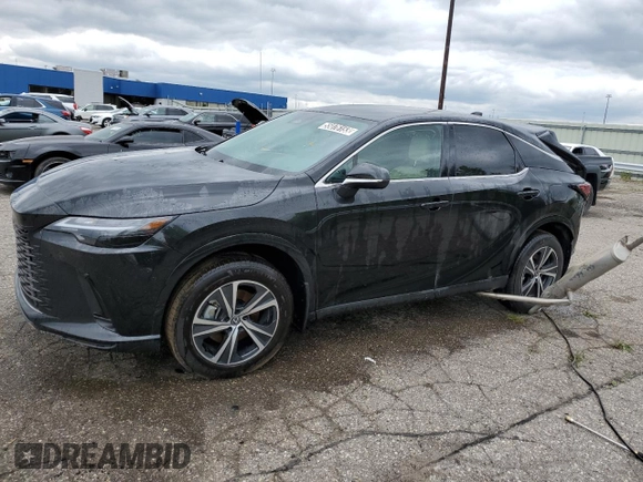 2023 Lexus RX with VIN 2T2BBMCAXPC009380, listed as a Copart auction lot 55076153 with 98 mi miles. Bid and sale history available at carsss.com. Image 1.