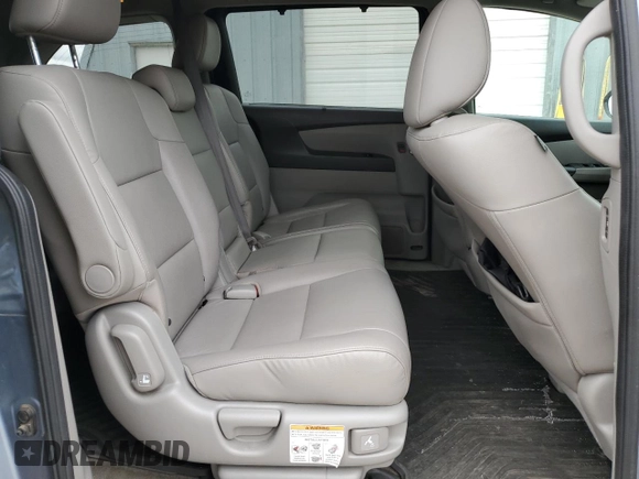 2014 Honda Odyssey Touring with VIN 5FNRL5H90EB007182, listed as a Copart auction lot 51152775 with 152,483 mi miles and Salvage title. Bid and sale history available at DreamBid. Image 11.