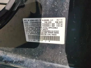 2011 Honda Ridgeline RT z VIN 5FPYK1F24BB009159, wystawiony jako Copart lot #51923715 z przebiegiem 121 639 mil mil oraz Szkoda całkowita • Salvage title. Historia ofert i sprzedaży dostępna na DreamBid. Obrazek 13.