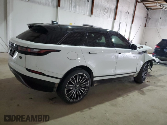2021 Land Rover Range Rover Velar R-Dynamic S with VIN SALYT2EX4MA303206, listed as a Copart auction lot 49871595 with 48,199 mi miles and Salvage title. Bid and sale history available at DreamBid. Image 3.