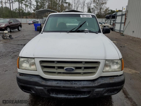 2002 Ford Ranger XL with VIN 1FTYR14UX2PB01830, listed as a Copart auction lot 86718694 with 269,755 mi miles and Salvage Title. Bid and sale history available at carsss.com. Image 5.