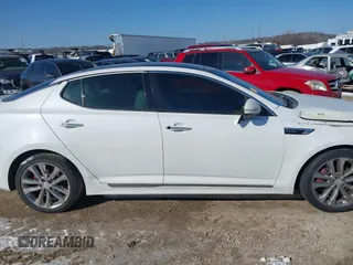 2015 Kia Optima SX Turbo with VIN 5XXGR4A67FG443719, listed as a IAAI auction lot 41500807 with 235,512 mi miles. Bid and sale history available at carsss.com. Image 14.