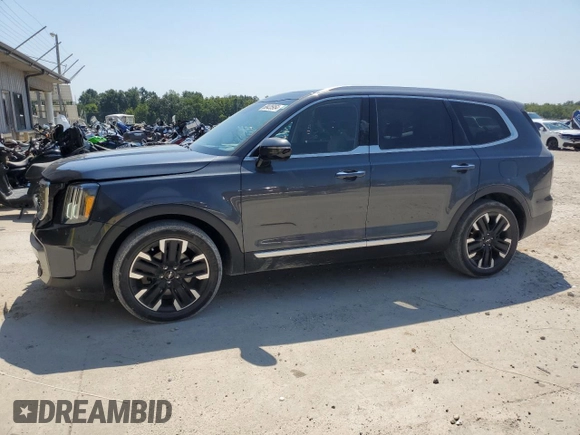 2023 Kia Telluride SX Prestige with VIN 5XYP5DGC5PG378049, listed as a Copart auction lot 68435954 with 16,573 mi miles and Salvage title. Bid and sale history available at DreamBid. Image 1.