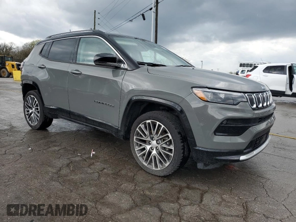 2022 Jeep Compass High Altitude with VIN 3C4NJDCB9NT153946, listed as a Copart auction lot 51050775 with 44,430 mi miles and Salvage Title. Bid and sale history available at carsss.com. Image 4.