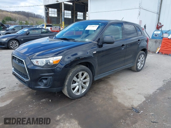 2015 Mitsubishi Outlander Sport ES with VIN 4A4AP3AU4FE051458, listed as a IAAI auction lot 41978073 with 145,305 mi miles. Bid and sale history available at carsss.com. Image 2.