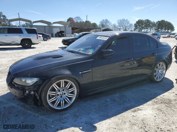 2010 BMW M3 with VIN WBSPM9C59AE202086, listed as a Copart auction lot 46428205 with NaN miles and Salvage Title. Bid and sale history available at carsss.com. Image 1.