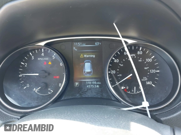 2016 Nissan Rogue SL with VIN 5N1AT2MV8GC879202, listed as a IAAI auction lot 41990985 with 118,198 mi miles and . Bid and sale history available at DreamBid. Image 7.