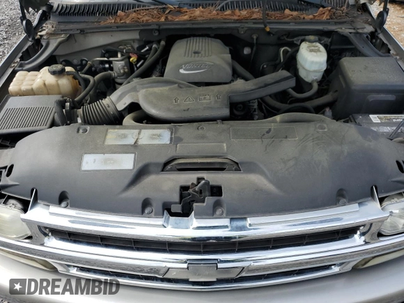 2005 Chevrolet Tahoe LT z VIN 1GNEC13T45J204205, wystawiony jako Copart lot #58231285 z przebiegiem 269 966 mil mil oraz Czysty tytuł • Clean title. Historia ofert i sprzedaży dostępna na DreamBid. Obrazek 12.