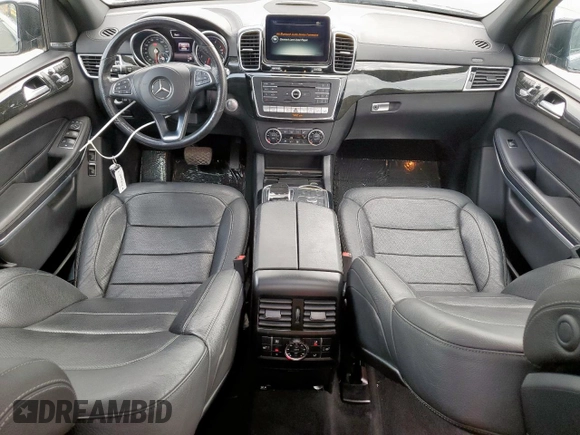 2017 Mercedes-Benz GLS 550 with VIN 4JGDF7DE9HA776627, listed as a Copart auction lot 56733755 with 89,242 mi miles and Salvage title. Bid and sale history available at DreamBid. Image 8.