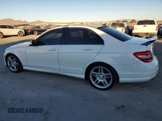 2009 Mercedes-Benz C 350 Sport with VIN WDDGF56X89R059164, listed as a Copart auction lot 86833644 with 142,298 mi miles and Salvage title. Bid and sale history available at DreamBid. Image 2.