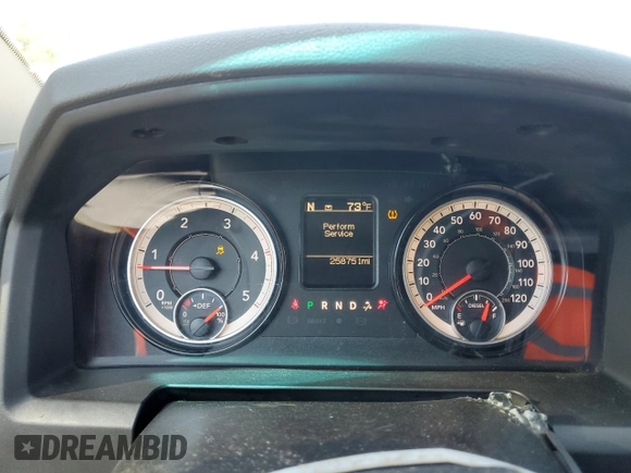 2017 Ram 2500 SLT with VIN 3C6UR5DL7HG716627, listed as a Copart auction lot 52193915 with 258,751 mi miles and Salvage title. Bid and sale history available at DreamBid. Image 9.