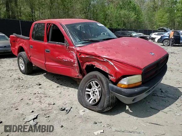 2003 Dodge Dakota Sport with VIN 1D7HG38X23S288703, listed as a Copart auction lot 53920575 with 260,506 mi miles and Salvage Title. Bid and sale history available at DreamBid. Image 13.