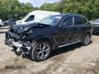 2024 BMW X3 xDrive30i z VIN 5UX53DP09R9W19794, wystawiony jako Copart lot #57802985 z przebiegiem 8017 mil mil oraz Tytuł czysty. Historia ofert i sprzedaży dostępna na DreamBid. Obrazek 1.