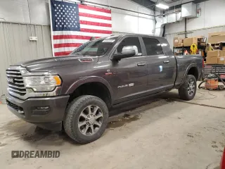 2019 Ram 2500 Longhorn с VIN 3C6UR5PL8KG661723, выставлен на аукционе Copart как лот 55852635 с пробегом Не указан миль и Списание • Salvage title. История ставок и продаж доступна на DreamBid. Изображение 1.