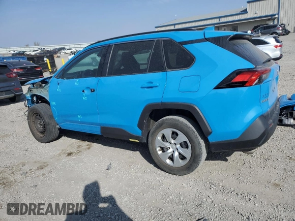 2019 Toyota RAV4 LE with VIN 2T3K1RFV6KW044628, listed as a Copart auction lot 47576745 with 21,388 mi miles and Salvage Title. Bid and sale history available at carsss.com. Image 2.
