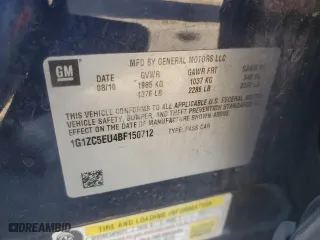 2011 Chevrolet Malibu LT w/1LT with VIN 1G1ZC5EU4BF150712, listed as a Copart auction lot 81666224 with 258,207 mi miles and Salvage Title. Bid and sale history available at carsss.com. Image 14.