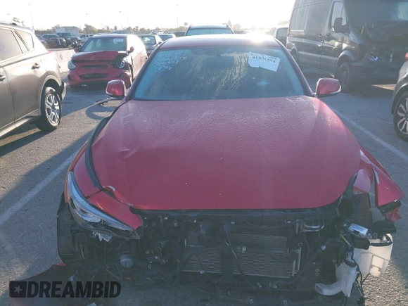 2021 Infiniti Q50 Luxe z VIN JN1EV7BPXMM705321, wystawiony jako IAAI lot #41838394 z przebiegiem 38 928 mil mil oraz . Historia ofert i sprzedaży dostępna na DreamBid. Obrazek 13.