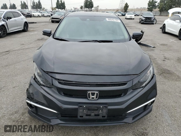 2020 Honda Civic Sedan EX with VIN 19XFC1F33LE207731, listed as a Copart auction lot 48042755 with 69,956 mi miles and Salvage Title. Bid and sale history available at carsss.com. Image 5.