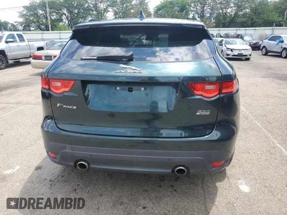 2017 Jaguar F-Pace 35t Premium with VIN SADCJ2BV7HA489912, listed as a Copart auction lot 62724665 with 74,494 mi miles and Clean title. Bid and sale history available at DreamBid. Image 6.