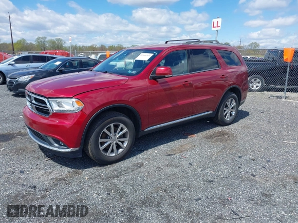 2015 Dodge Durango Limited with VIN 1C4RDJDG1FC132989, listed as a IAAI auction lot 42060324 with 157,442 mi miles and . Bid and sale history available at DreamBid. Image 17.