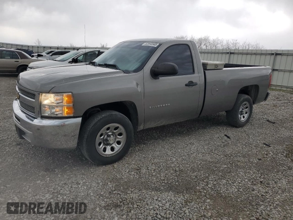 2012 Chevrolet Silverado 1500 Work Truck with VIN 1GCNCPEX1CZ285027, listed as a Copart auction lot 52893565 with 190,669 mi miles and Salvage Title. Bid and sale history available at DreamBid. Image 1.