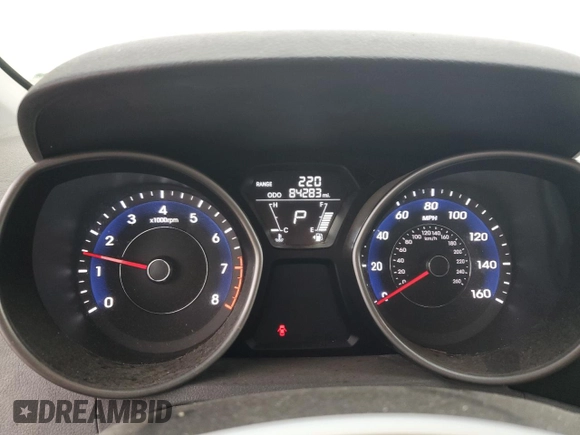 2012 Hyundai Elantra Limited z VIN 5NPDH4AE2CH127044, wystawiony jako Copart lot #57280115 z przebiegiem 84 283 mil mil oraz Szkoda całkowita • Salvage title. Historia ofert i sprzedaży dostępna na DreamBid. Obrazek 9.