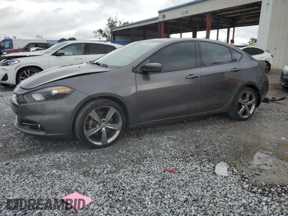 2016 Dodge Dart GT with VIN 1C3CDFEB1GD539233, listed as a Copart auction lot 52200295 with 85,152 mi miles and Salvage Title. Bid and sale history available at carsss.com. Image 1.