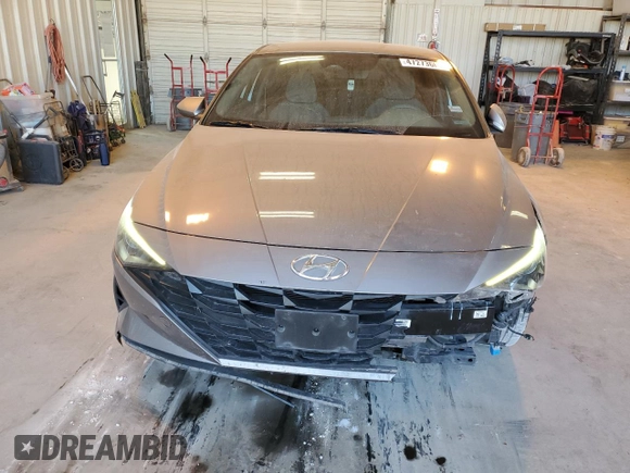 2022 Hyundai Elantra SEL with VIN KMHLM4AG3NU330330, listed as a Copart auction lot 47273665 with 71,104 mi miles and Salvage Title. Bid and sale history available at DreamBid. Image 5.