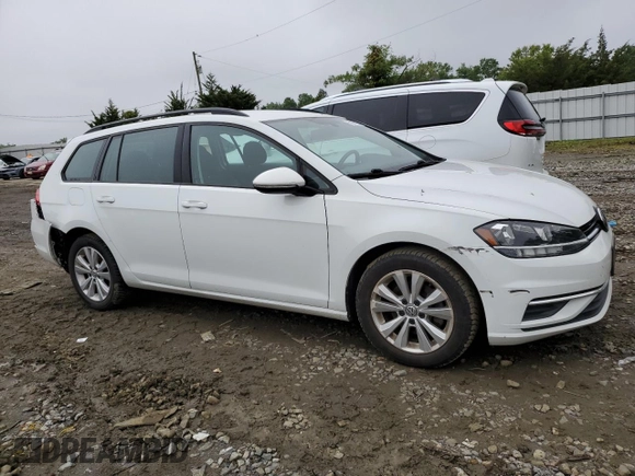 2019 Volkswagen Golf S с VIN 3VW117AU4KM514281, выставлен на аукционе Copart как лот 58374035 с пробегом 73 246 миль миль и Списание • Salvage title. История ставок и продаж доступна на DreamBid. Изображение 4.