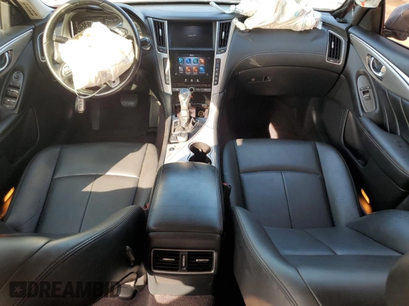 2020 Infiniti Q50 Luxe z VIN JN1EV7AP3LM206215, wystawiony jako Copart lot #60455115 z przebiegiem 88 736 mil mil oraz Szkoda całkowita • Salvage title. Historia ofert i sprzedaży dostępna na DreamBid. Obrazek 8.