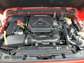 2021 Jeep Wrangler Sport S with VIN 1C4GJXAN8MW721801, listed as a Copart auction lot 72722484 with 36,686 mi miles and Salvage title. Bid and sale history available at DreamBid. Image 11.