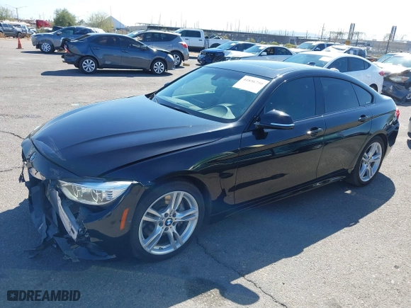 2016 BMW 4 Series 435i with VIN WBA4B1C55GG242905, listed as a IAAI auction lot 41856750 with 74,348 mi miles. Bid and sale history available at carsss.com. Image 18.