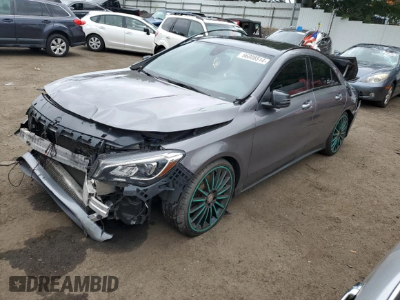 2017 Mercedes-Benz CLA 250 with VIN WDDSJ4GBXHN446763, listed as a Copart auction lot 66008514 with 134,181 mi miles and Salvage Title. Bid and sale history available at DreamBid. Image 1.
