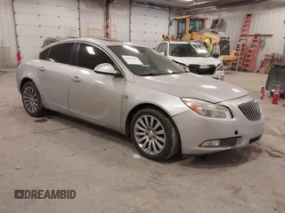 2011 Buick Regal CXL RL2 with VIN W04GP5ECXB1062393, listed as a IAAI auction lot 41293549 with 192,553 mi miles. Bid and sale history available at carsss.com. Image 1.