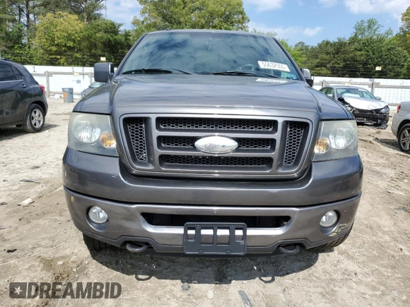 2008 Ford F-150 XLT with VIN 1FTPW14558FA98461, listed as a Copart auction lot 55632555 with 171,220 mi miles and Salvage title. Bid and sale history available at DreamBid. Image 5.