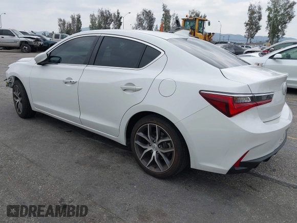 2020 Acura ILX w/Premium Pkg with VIN 19UDE2F74LA012882, listed as a IAAI auction lot 41857091 with 35,846 mi miles. Bid and sale history available at carsss.com. Image 3.