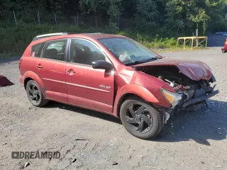 2004 Pontiac Vibe GT with VIN 5Y2SN62L14Z403135, listed as a Copart auction lot 68229654 with 186,589 mi miles and Salvage Title. Bid and sale history available at carsss.com. Image 4.