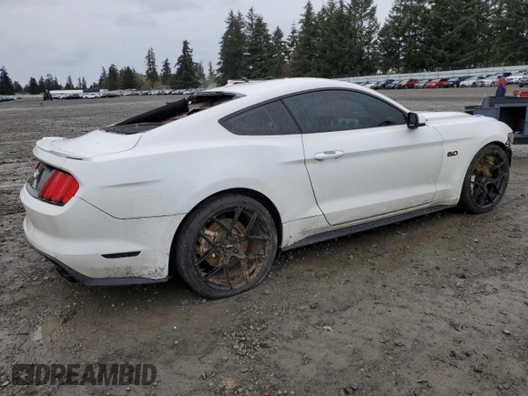 2015 Ford Mustang GT with VIN 1FA6P8CF4F5382782, listed as a Copart auction lot 50931205 with 132,041 mi miles and Salvage Title. Bid and sale history available at carsss.com. Image 3.