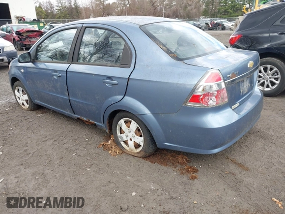 2007 Chevrolet Aveo LS with VIN KL1TD56667B175174, listed as a IAAI auction lot 42012342 with 100,534 mi miles and . Bid and sale history available at DreamBid. Image 3.
