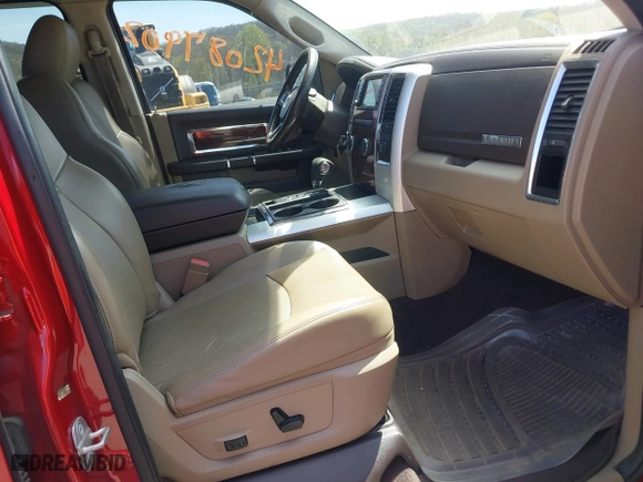2010 Dodge Ram 1500 Sport with VIN 1D7RV1CT1AS140168, listed as a IAAI auction lot 42087902 with 143,324 mi miles. Bid and sale history available at carsss.com. Image 5.
