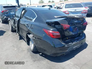 2021 Infiniti Q50 Luxe with VIN JN1EV7BP2MM707502, listed as a IAAI auction lot 42315854 with Not provided miles and . Bid and sale history available at DreamBid. Image 3.