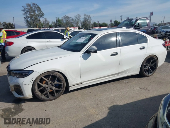 2019 BMW 3 Series 330i with VIN WBA5R1C59KAJ99746, listed as a IAAI auction lot 41566192 with 55,090 mi miles and . Bid and sale history available at DreamBid. Image 13.